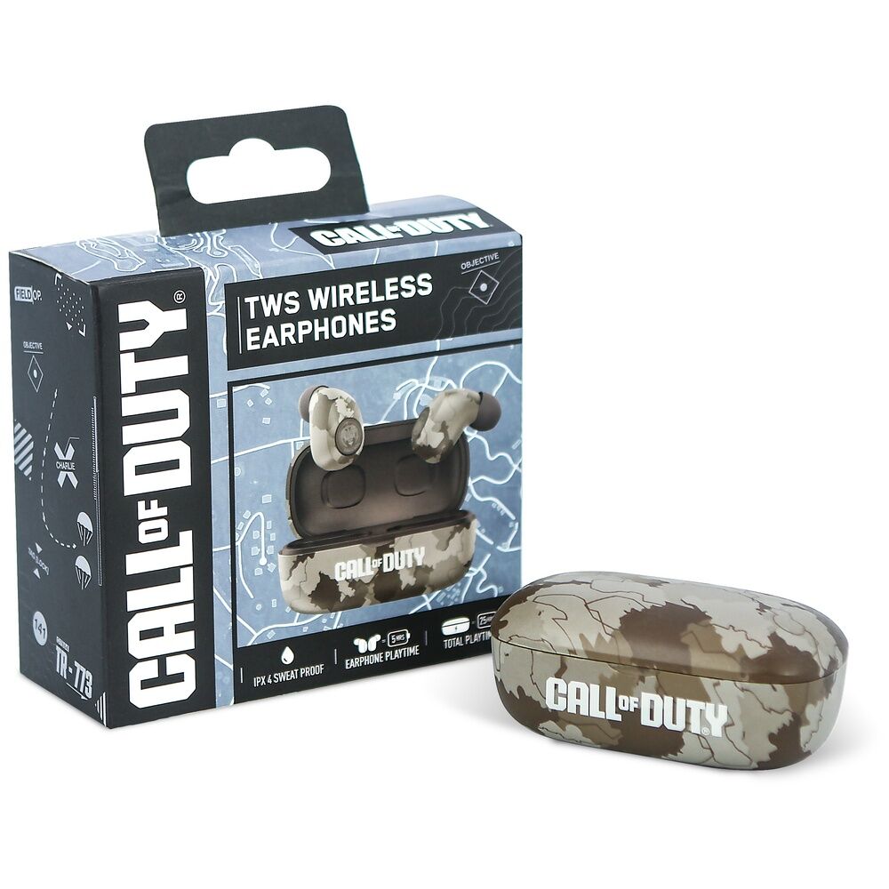Auriculares inalámbricos TWS Call of Duty con diseño de camuflaje - 8