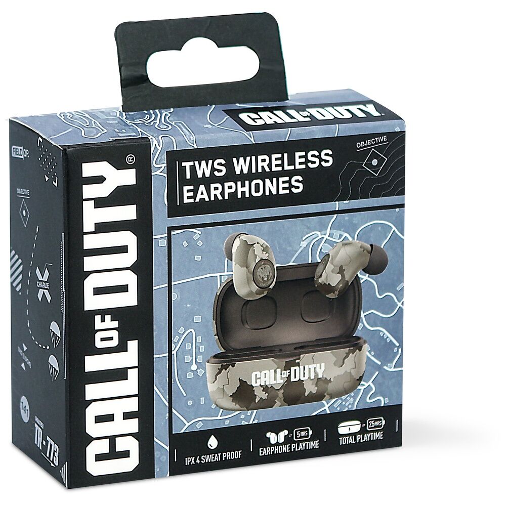 Auriculares inalámbricos TWS Call of Duty con diseño de camuflaje - 9