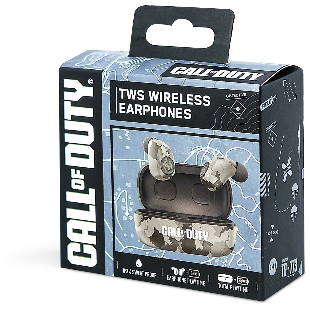 Auriculares inalámbricos TWS Call of Duty con diseño de camuflaje - 11