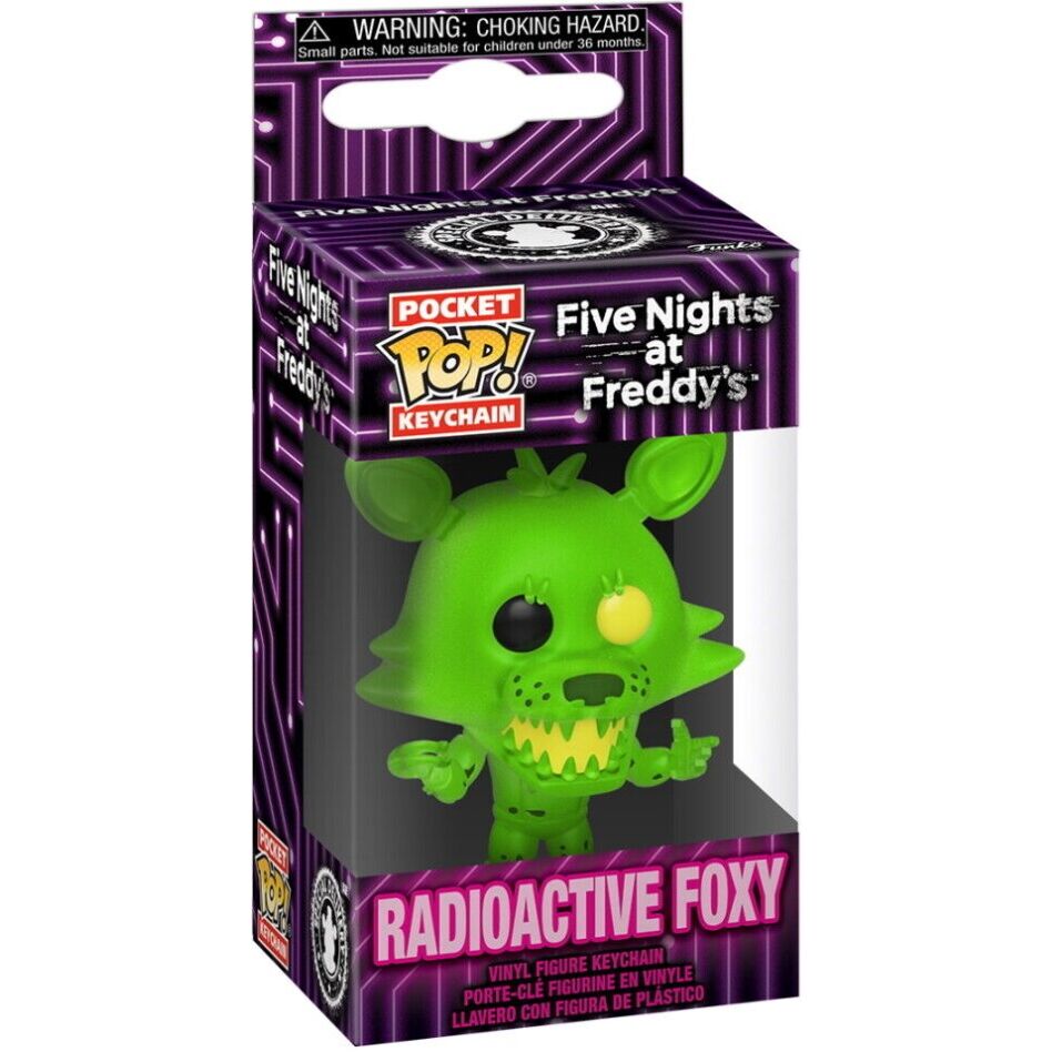 Llavero Funko Pocket POP de Radioactive Foxy en verde radiactivo - 2