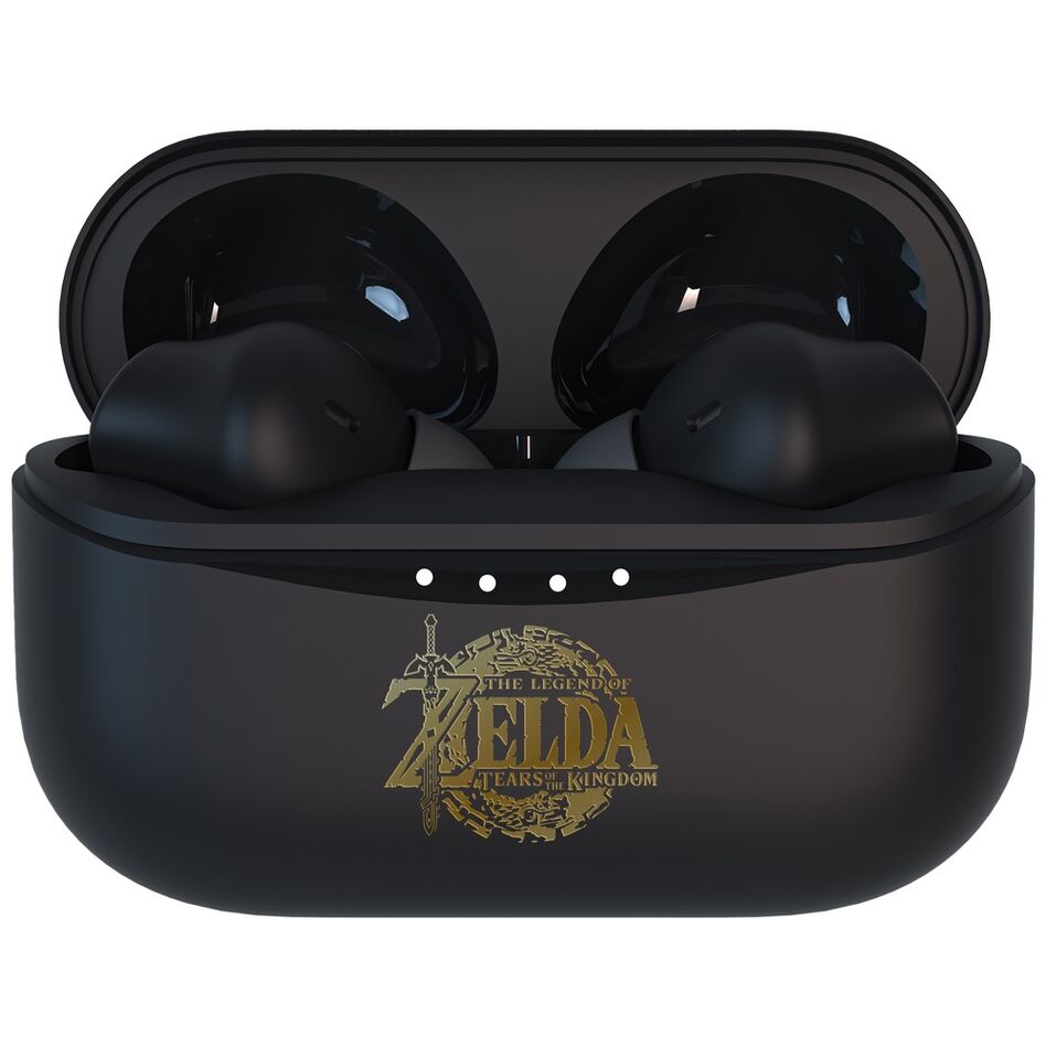 Auriculares inalámbricos negros The Legend of Zelda con estuche de carga - 3