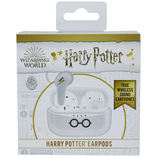 Auriculares inalámbricos TWS Harry Potter blancos con estuche - 11