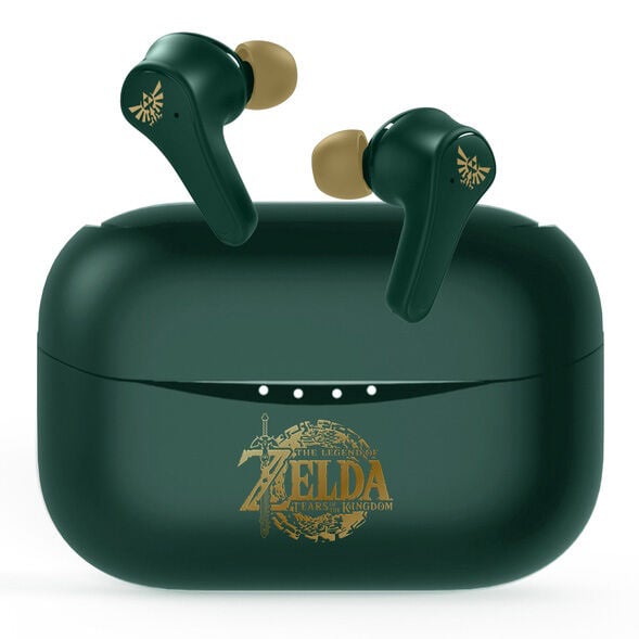 Auriculares inalámbricos The Legend of Zelda verdes con estuche