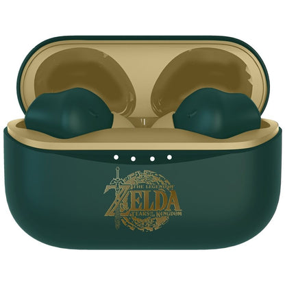 Auriculares inalámbricos The Legend of Zelda verdes con estuche - 2
