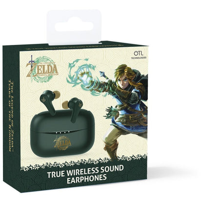Auriculares inalámbricos The Legend of Zelda verdes con estuche - 4