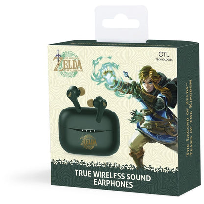 Auriculares inalámbricos The Legend of Zelda verdes con estuche - 6