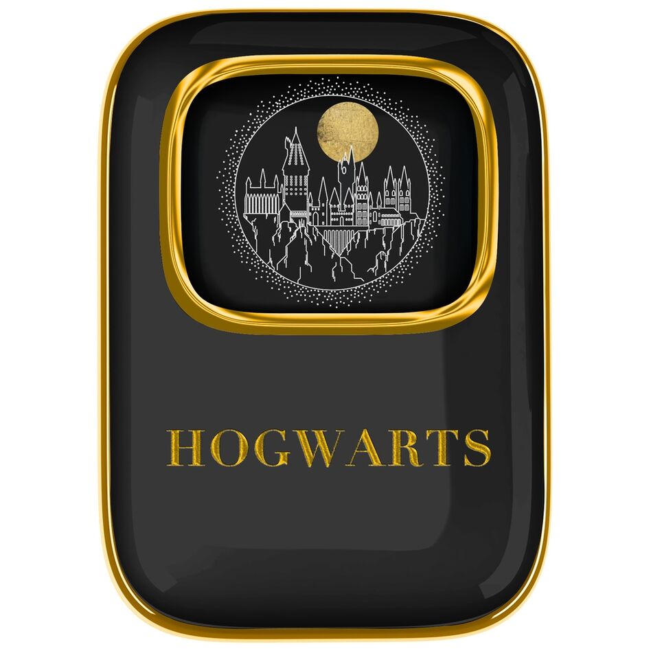 Auriculares inalámbricos TWS Harry Potter Hogwarts negros con detalles dorados - 2