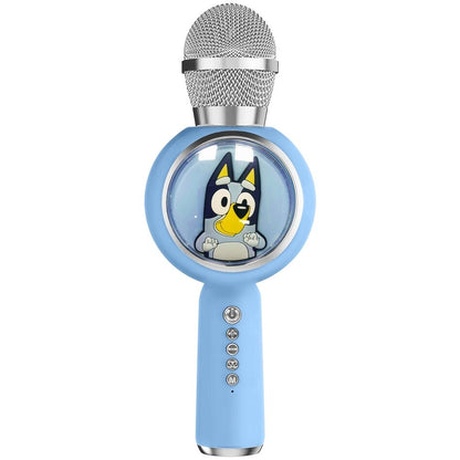 Micrófono altavoz azul de Bluey con luz LED