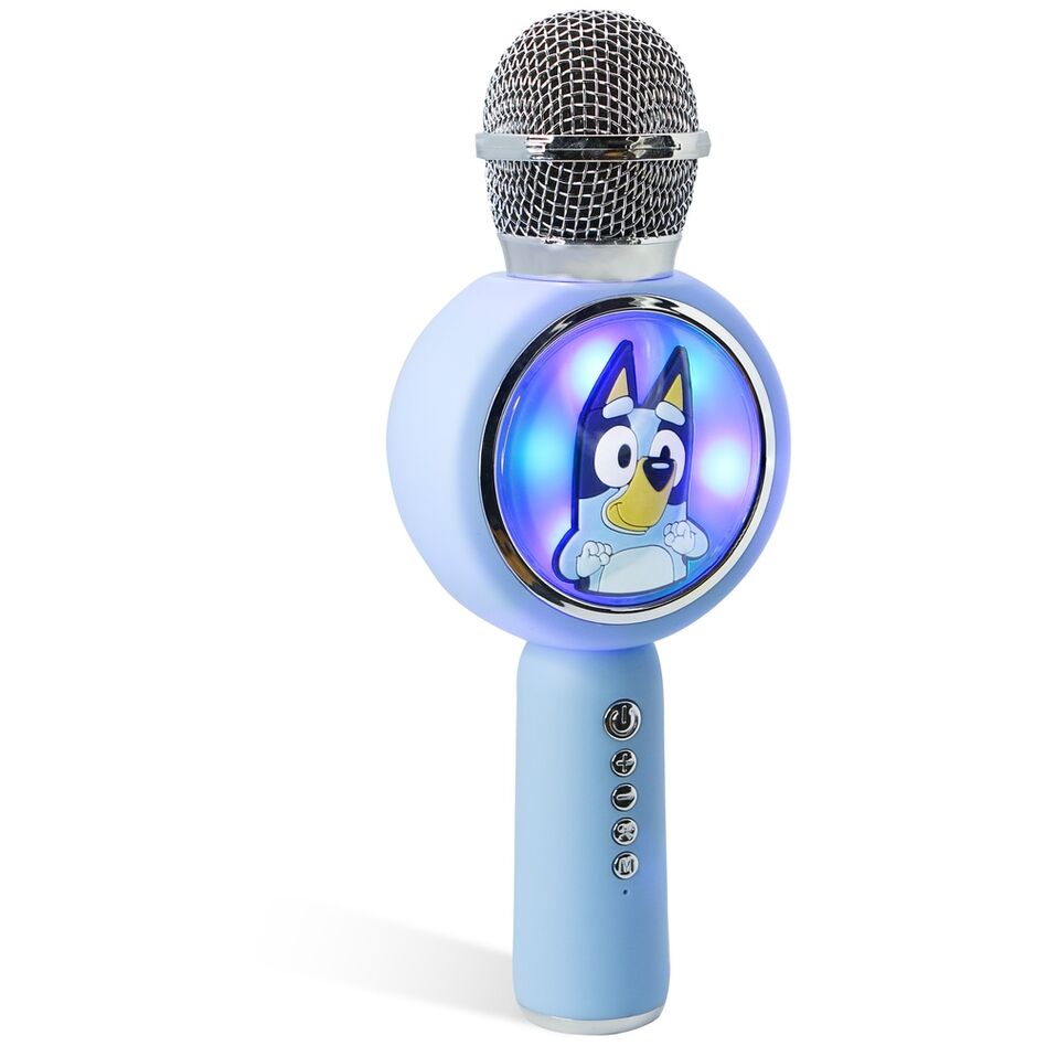Micrófono altavoz azul de Bluey con luz LED - 10