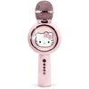Micrófono altavoz rosa con diseño de Hello Kitty