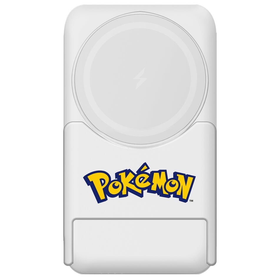 Batería externa magnética Pokémon con diseño de Poké Ball y soporte - 4