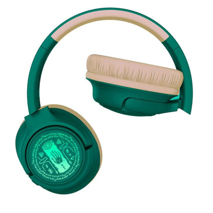 Auriculares inalámbricos LED verdes y dorados de The Legend of Zelda - 3