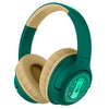 Auriculares inalámbricos LED verdes y dorados de The Legend of Zelda