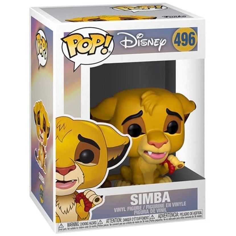 Figura Funko POP! de Simba de El Rey León en caja con ventana