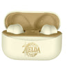 Auriculares inalámbricos infantiles The Legend of Zelda con estuche crema y dorado