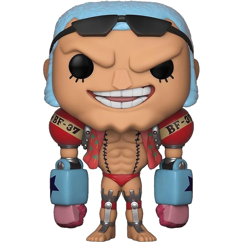 Figura Funko POP! de Franky de One Piece con gafas y brazos azules