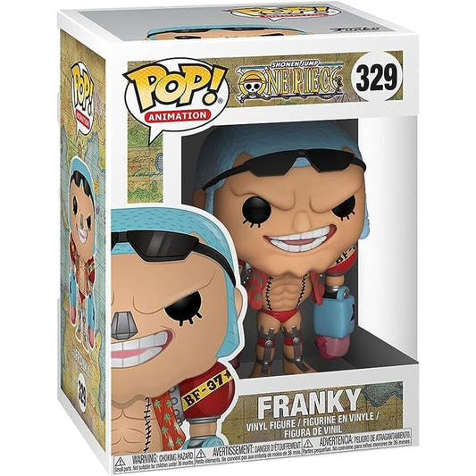 Figura Funko POP! de Franky de One Piece con gafas y brazos azules - 2