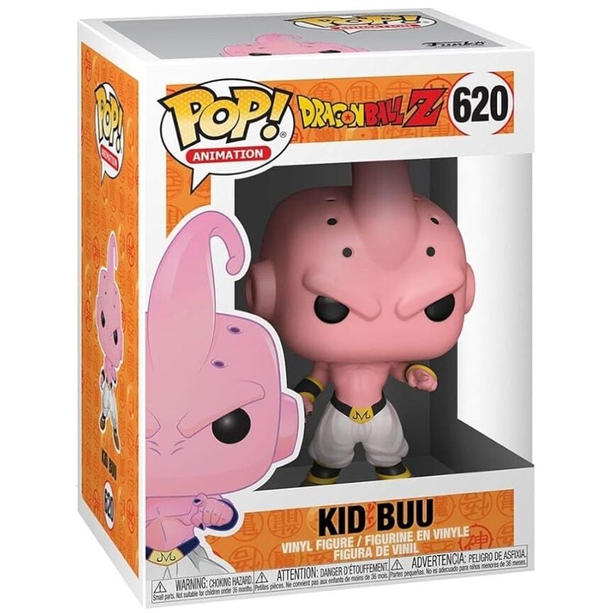 Figura Funko POP! de Kid Buu de Dragon Ball Z nº 620 en caja con ventana