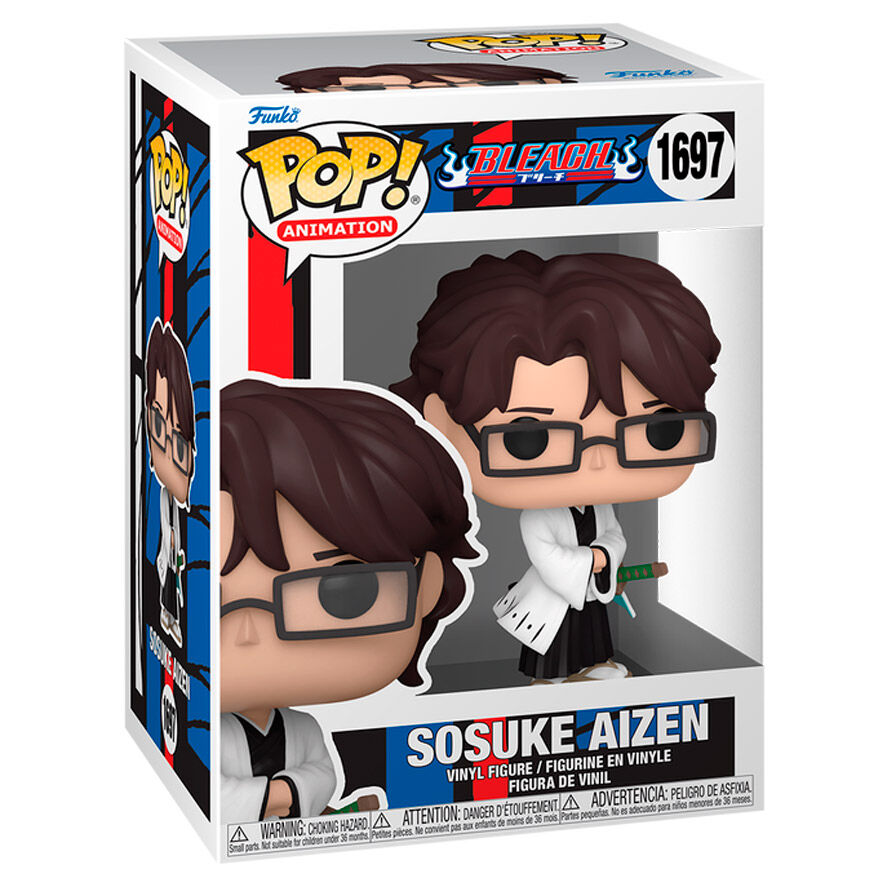 Figura Funko POP! de Sosuke Aizen de Bleach con gafas y espada - 2