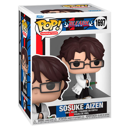 Figura Funko POP! de Sosuke Aizen de Bleach con gafas y espada - 2