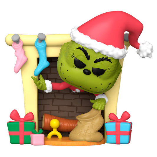 Figura Funko POP! Deluxe de The Grinch con saco y regalos