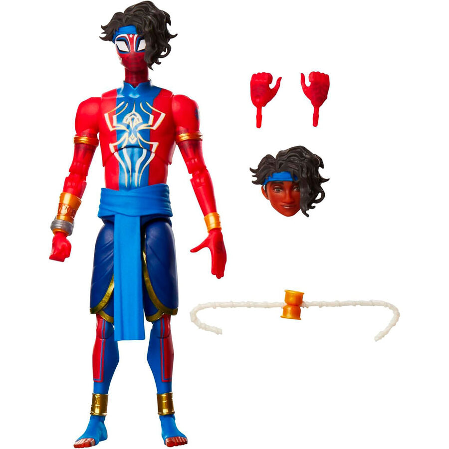 Figura articulada de Pavitr Prabhakar Spider-Man con accesorios