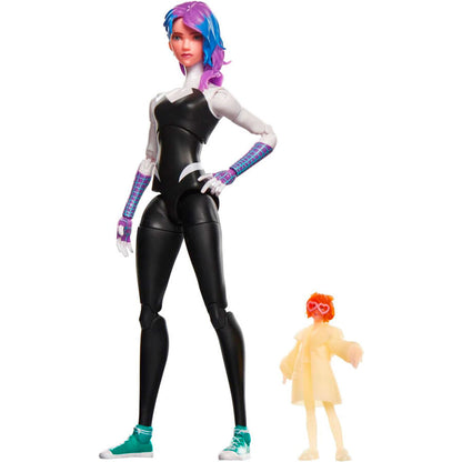 Figura articulada de Spider-Gwen de 15 cm con accesorios