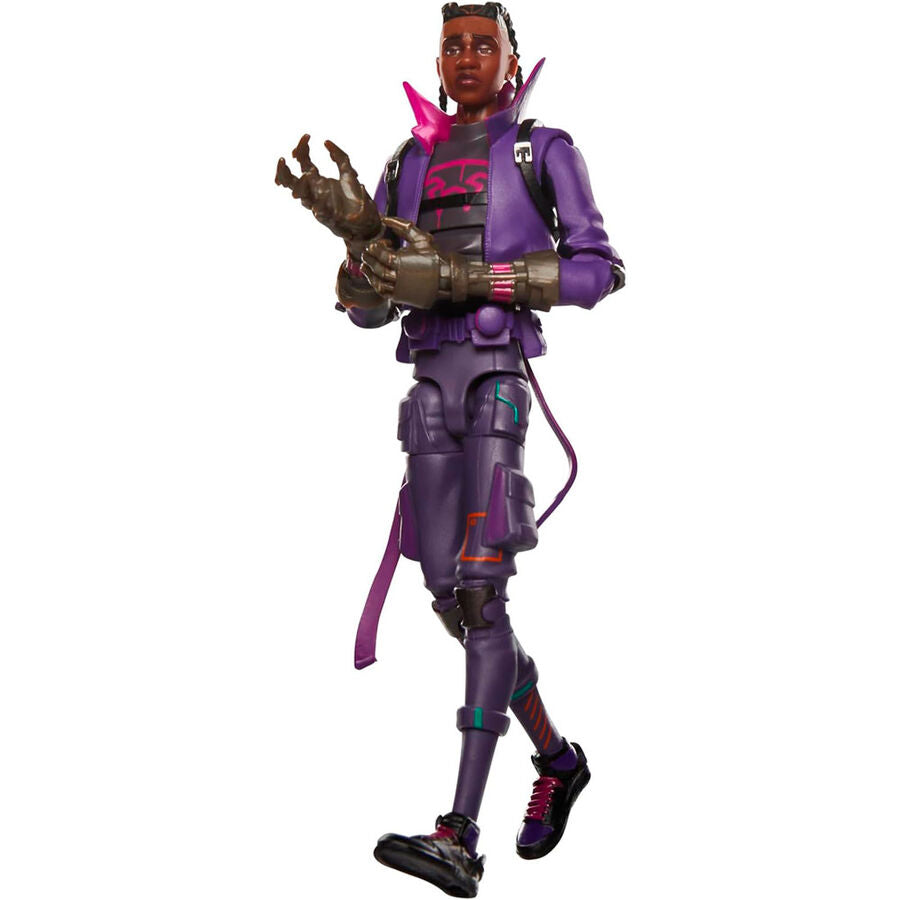 Figura articulada de Miles G. Morales con traje morado - 6