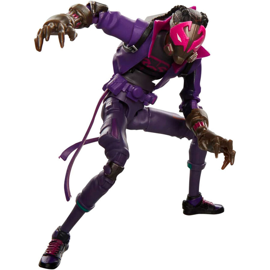 Figura articulada de Miles G. Morales con traje morado - 7