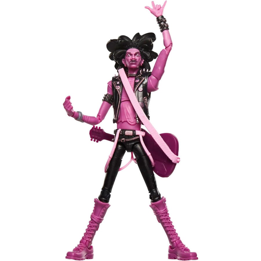 Figura articulada de Spider-Punk de Marvel con guitarra