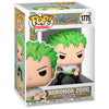 Figura Funko POP! de Roronoa Zoro de One Piece en su caja