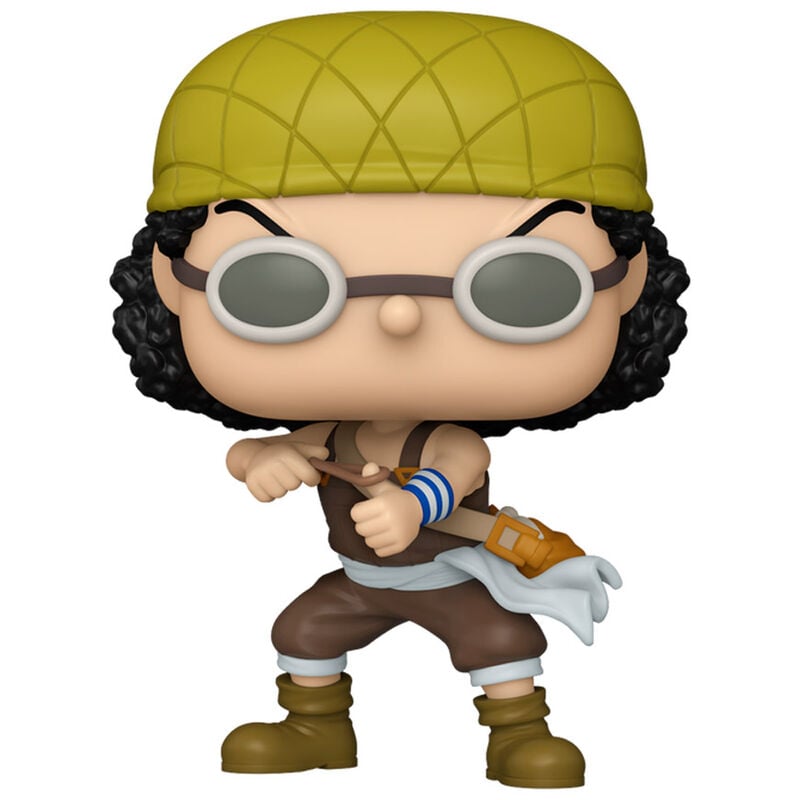 Figura Funko POP! de Usopp de One Piece con gorra verde y gafas