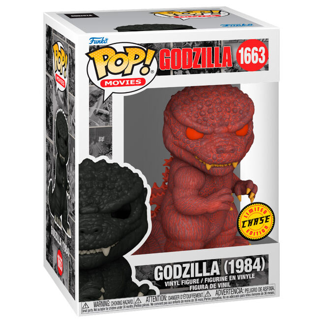 Figura Funko POP Godzilla 1984 Chase en caja con ventana