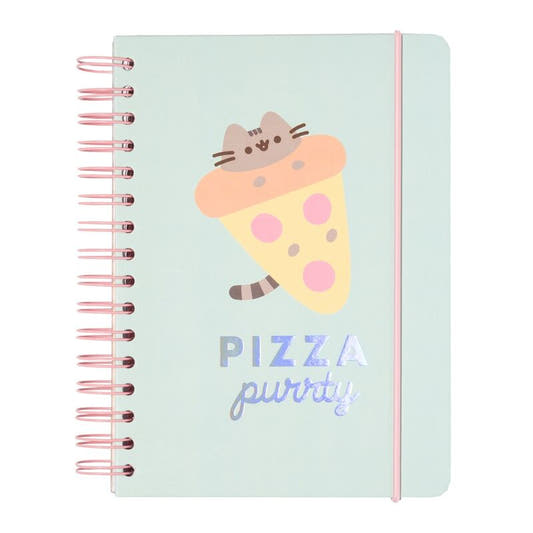 Cuaderno A5 Foodie Pusheen ERIK con diseño de pizza