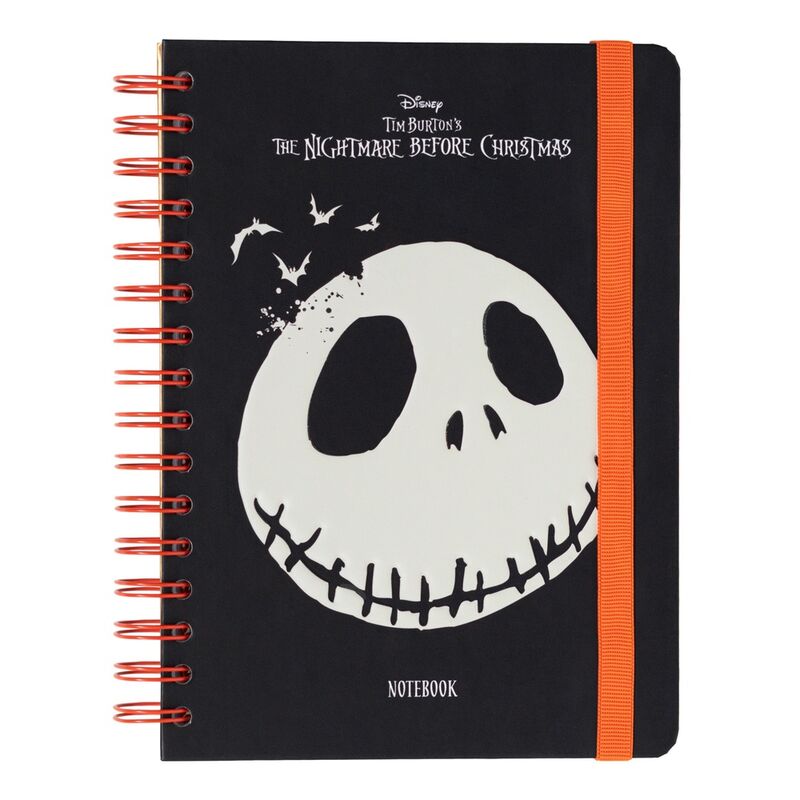 Cuaderno A5 Disney Pesadilla Antes de Navidad con Jack Skellington