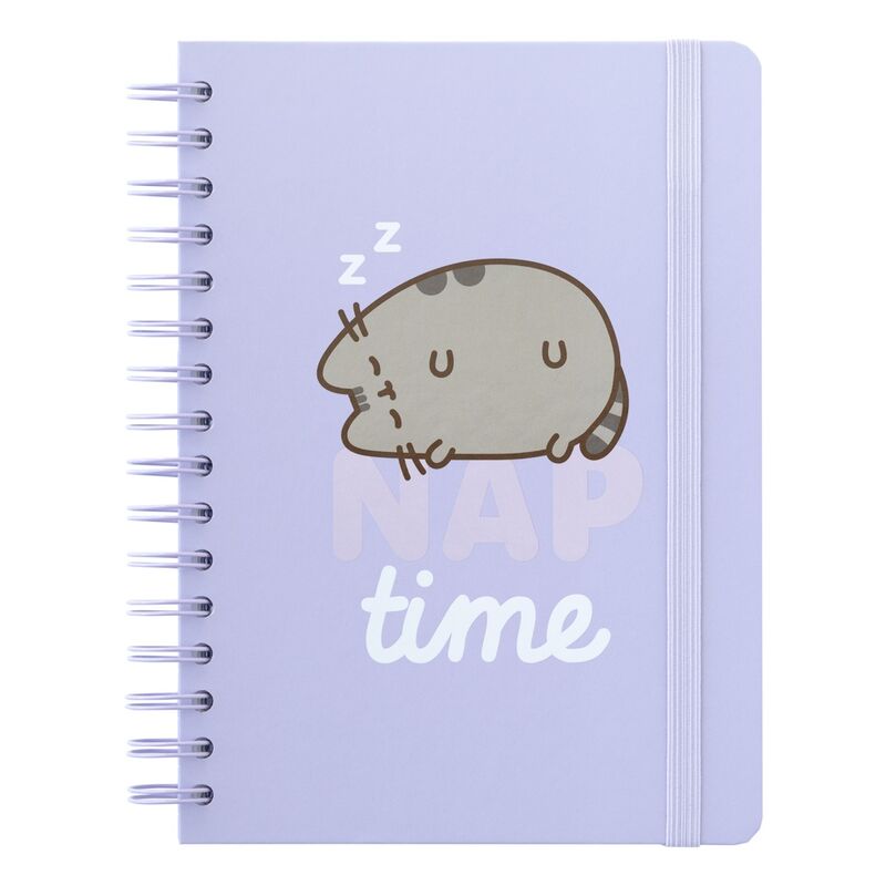 Cuaderno A5 Pusheen Moments lila con diseño Nap time