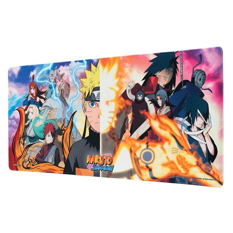 Alfombrilla gaming Naruto Shippuden con personajes del anime