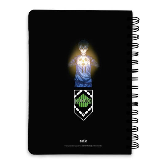 Cuaderno A5 Blue Lock ERIK con personajes y espiral - 2