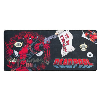 Alfombrilla gaming Deadpool Marvel roja y negra - 2