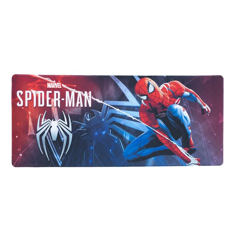 Alfombrilla gaming de Spider-Man Marvel con diseño rojo y azul - 2
