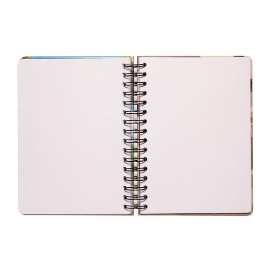 Cuaderno A5 BT21 ERIK con ilustración de personajes y banda elástica amarilla - 3