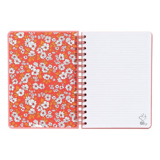 Cuaderno rosa Love Yourself de Snoopy con cierre elástico - 3