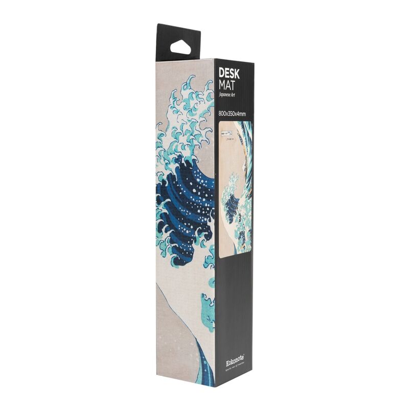Alfombrilla gaming ERIK con diseño de La Gran Ola de Kanagawa de Hokusai - 3