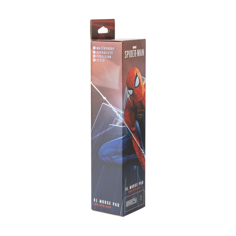 Alfombrilla gaming de Spider-Man Marvel con diseño rojo y azul - 3