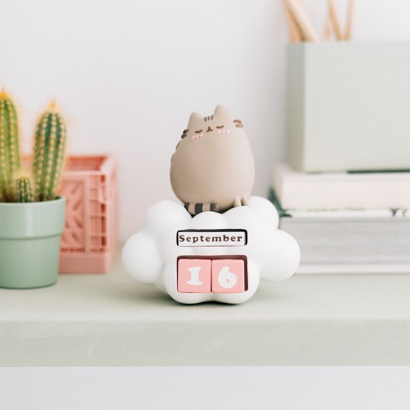 Calendario perpetuo 3D de Pusheen sobre una nube - 4
