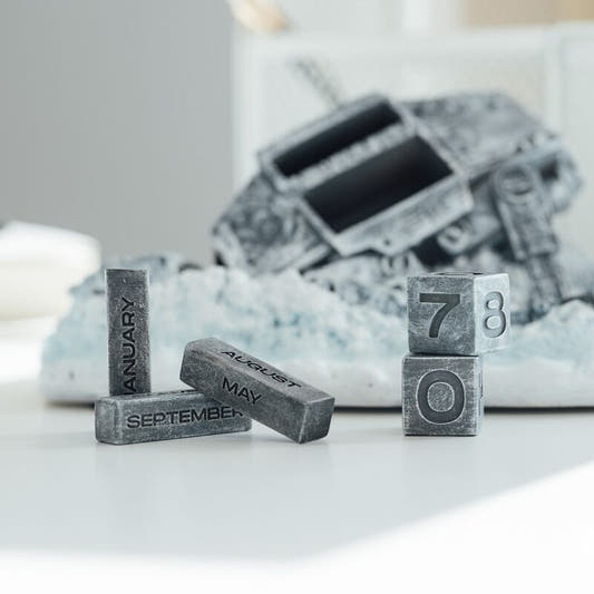 Calendario perpetuo 3D de un AT-AT derribado de Star Wars - 5