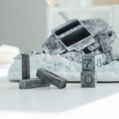 Calendario perpetuo 3D de un AT-AT derribado de Star Wars - 5