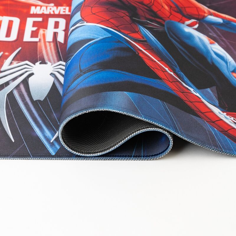 Alfombrilla gaming de Spider-Man Marvel con diseño rojo y azul - 5