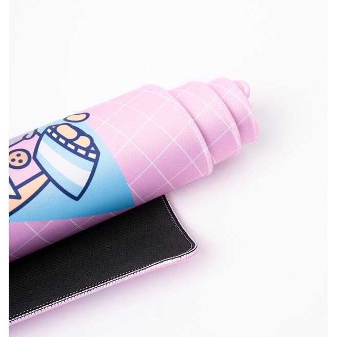 Alfombrilla gaming rosa de Pusheen para teclado y ratón - 4