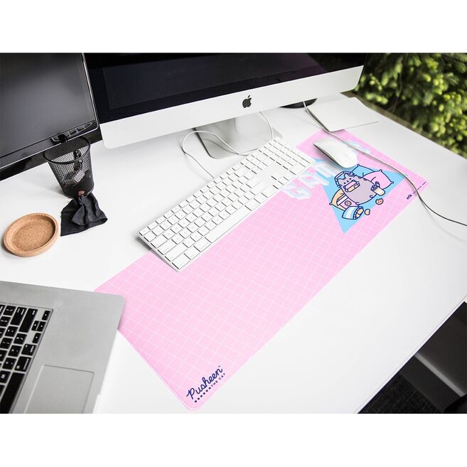 Alfombrilla gaming rosa de Pusheen para teclado y ratón - 10